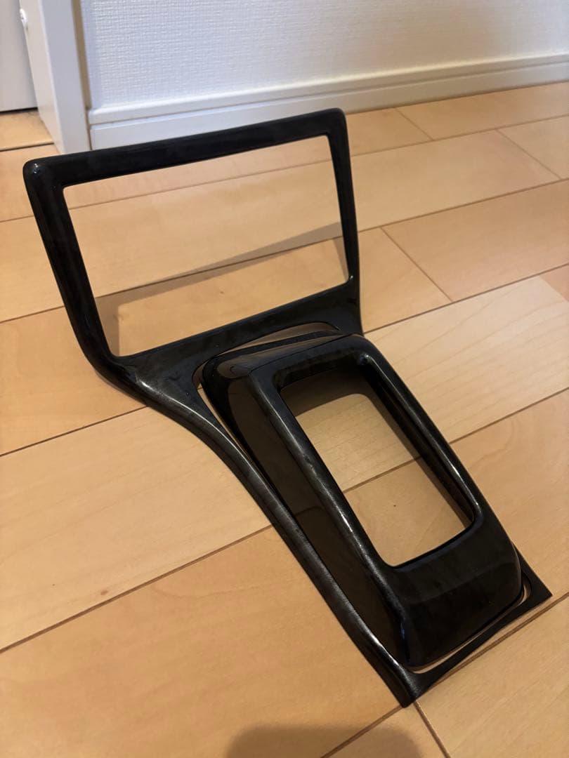 ダイハツ　ミラジーノ　L700S ブラックウッドシフトパネル黒木目純正オプション