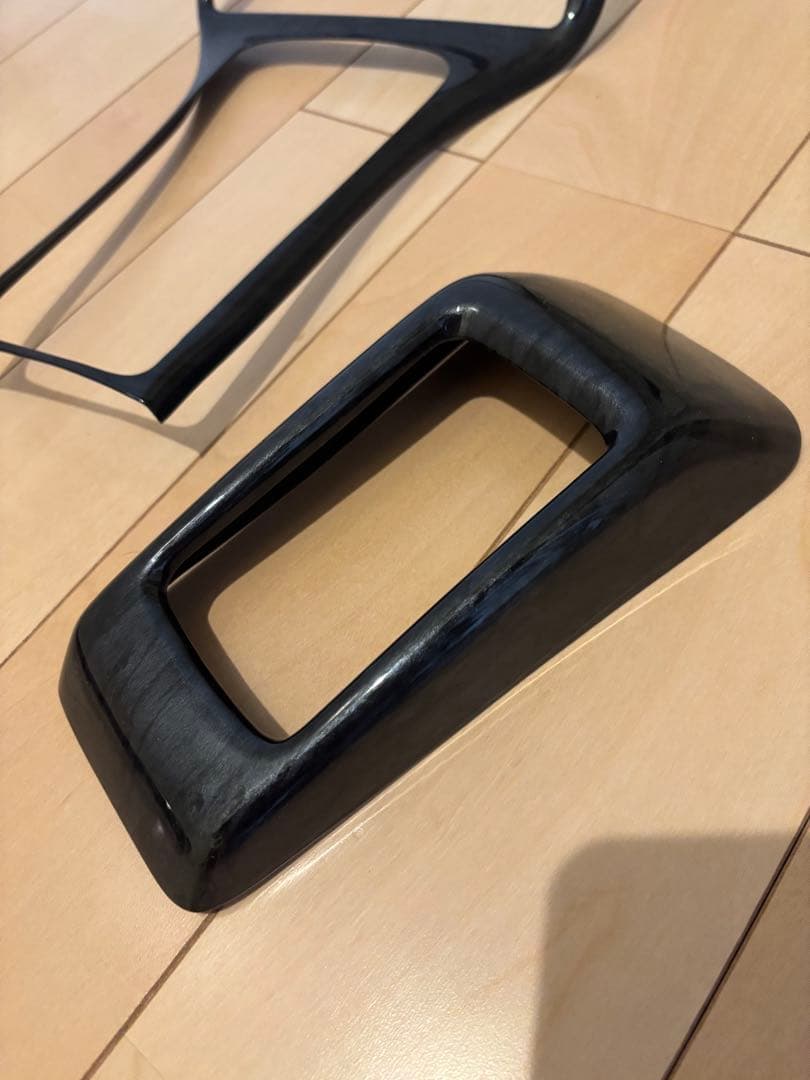 ダイハツ　ミラジーノ　L700S ブラックウッドシフトパネル黒木目純正オプション