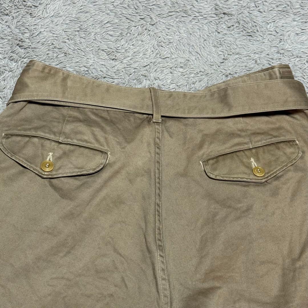 COMOLI グルカパンツ　ベルテッドチノショートパンツ　ショーツ　チノパン