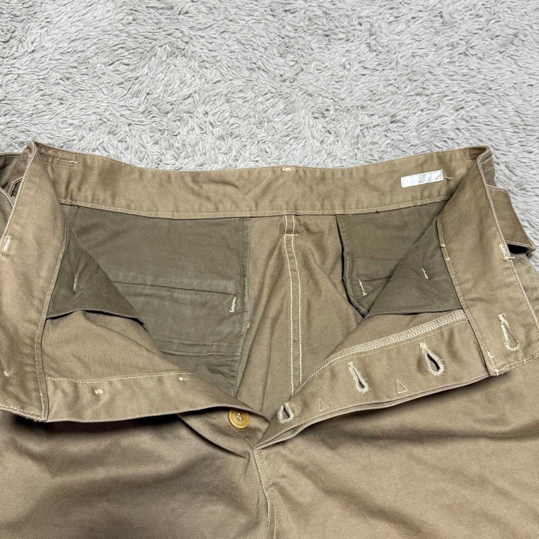 COMOLI グルカパンツ　ベルテッドチノショートパンツ　ショーツ　チノパン