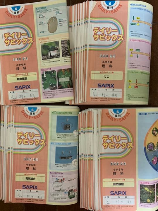 入手困難☆希少☆ SAPIX 6  2018年度フルセット　その2