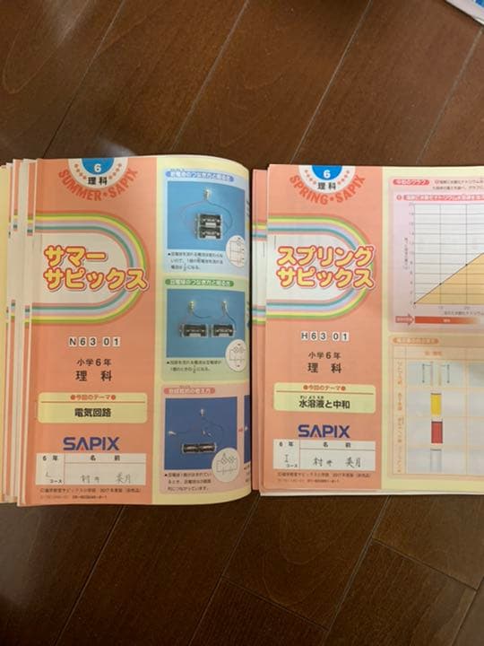 入手困難☆希少☆ SAPIX 6  2018年度フルセット　その2