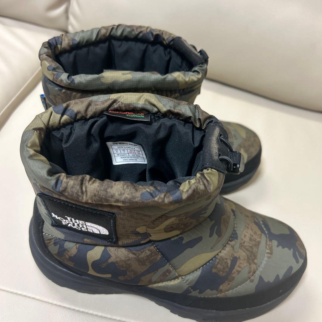 THE NORTH FACE カモフラージュ スノーブーツ