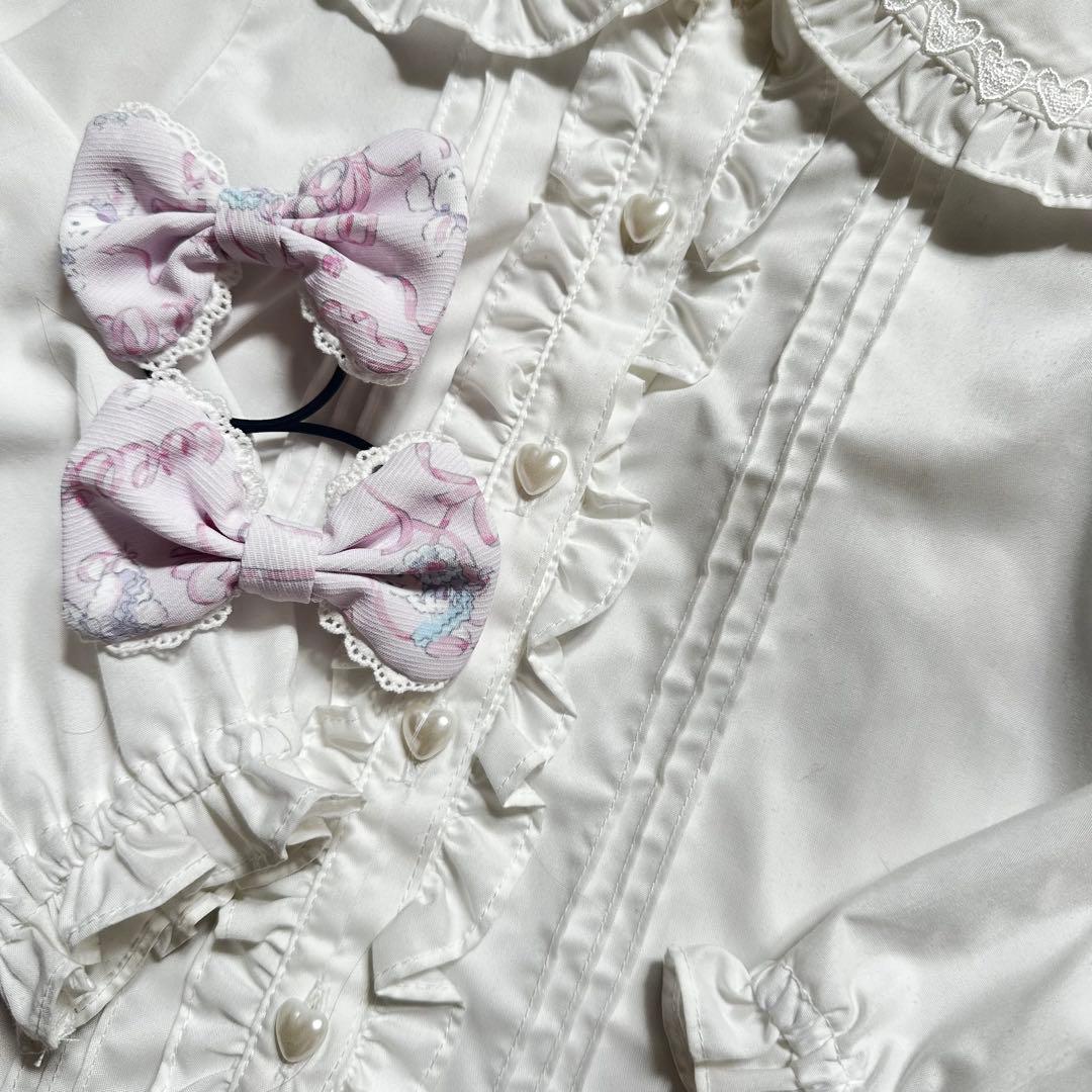 mezzopiano 35周年　うさぎバレエ柄ワンピース