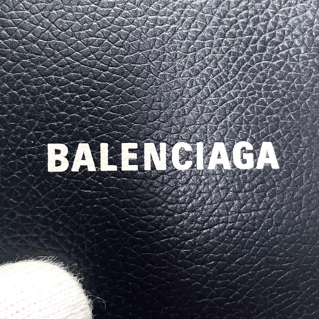 付属品完備 バレンシアガ エブリデイ 二つ折り財布 ブラック