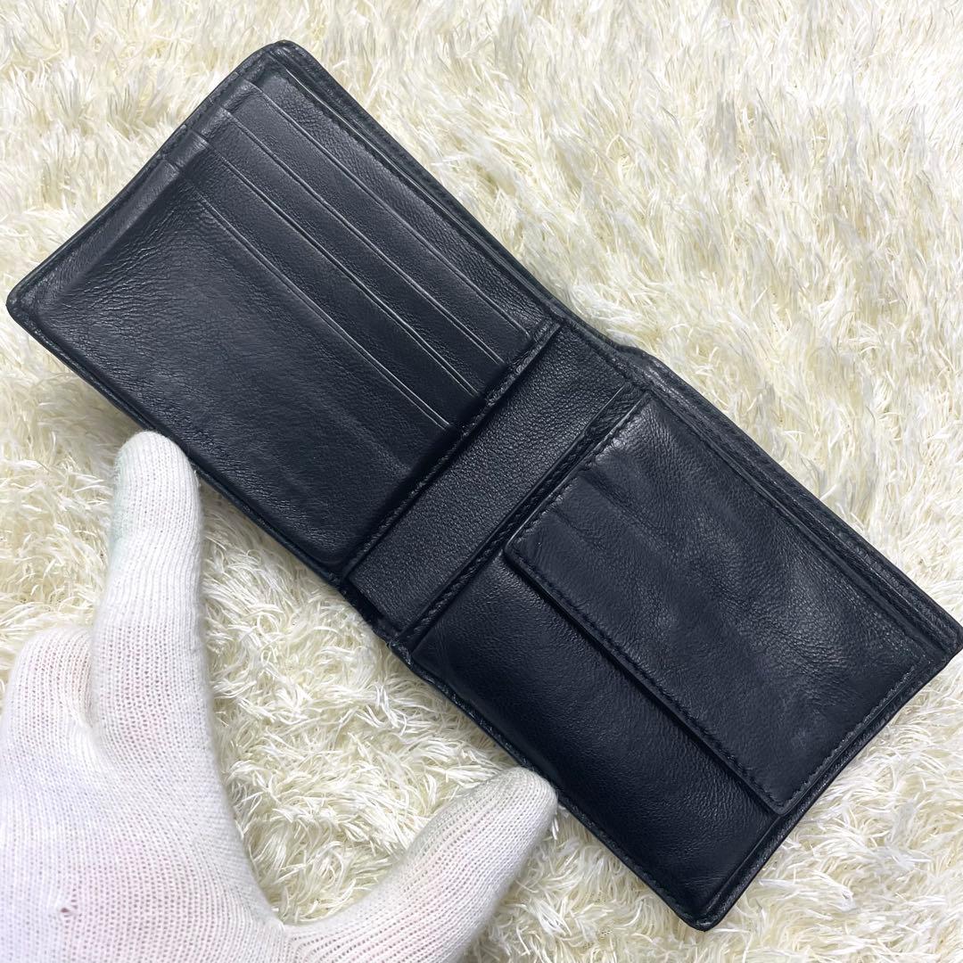 付属品完備 バレンシアガ エブリデイ 二つ折り財布 ブラック