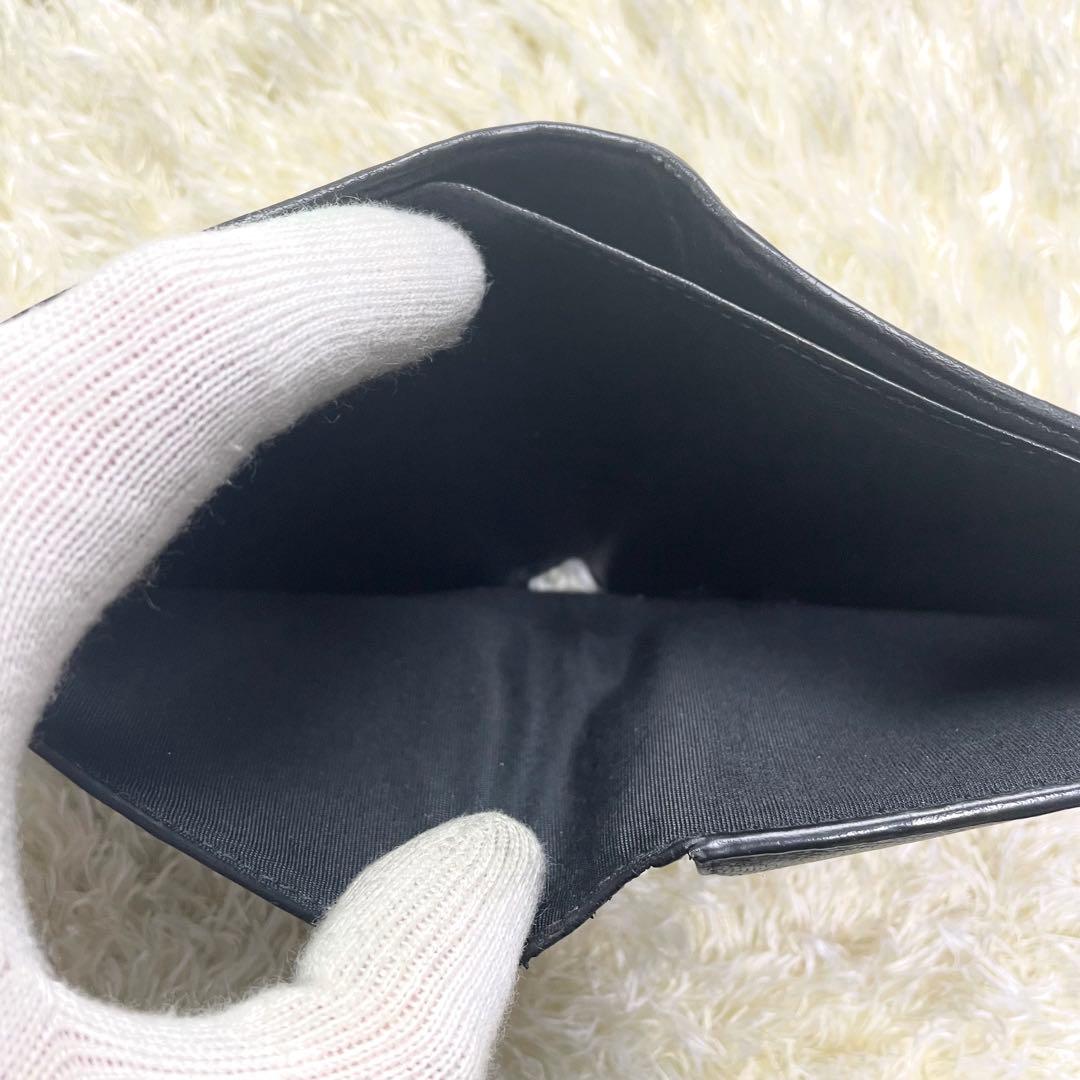 付属品完備 バレンシアガ エブリデイ 二つ折り財布 ブラック