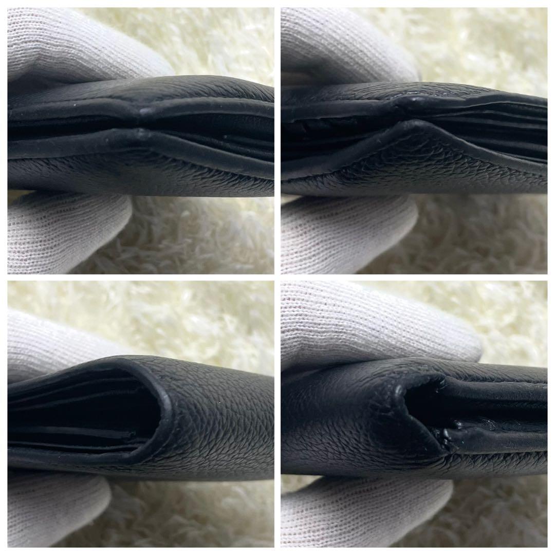 付属品完備 バレンシアガ エブリデイ 二つ折り財布 ブラック