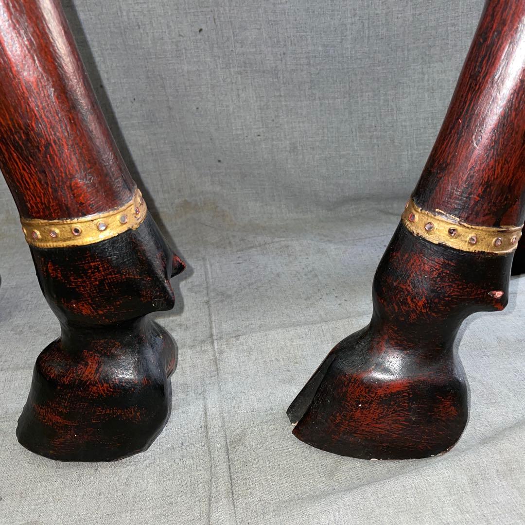 FRGMNT、特大　木製　トナカイ　鹿 シカ　置物　オブジェ　金装飾？