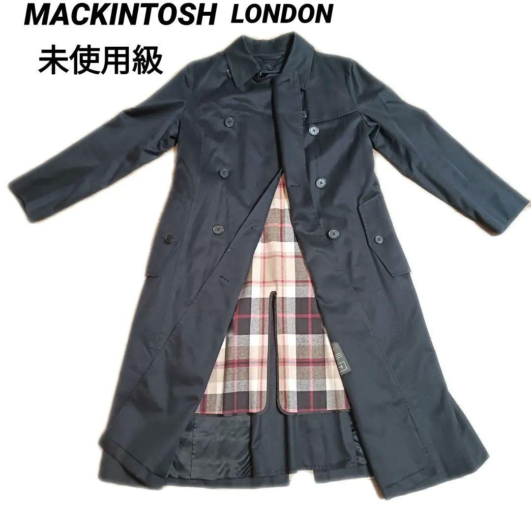 値下げ可☆マッキントッシュロンドン　ブラック トレンチコート　Lサイズ