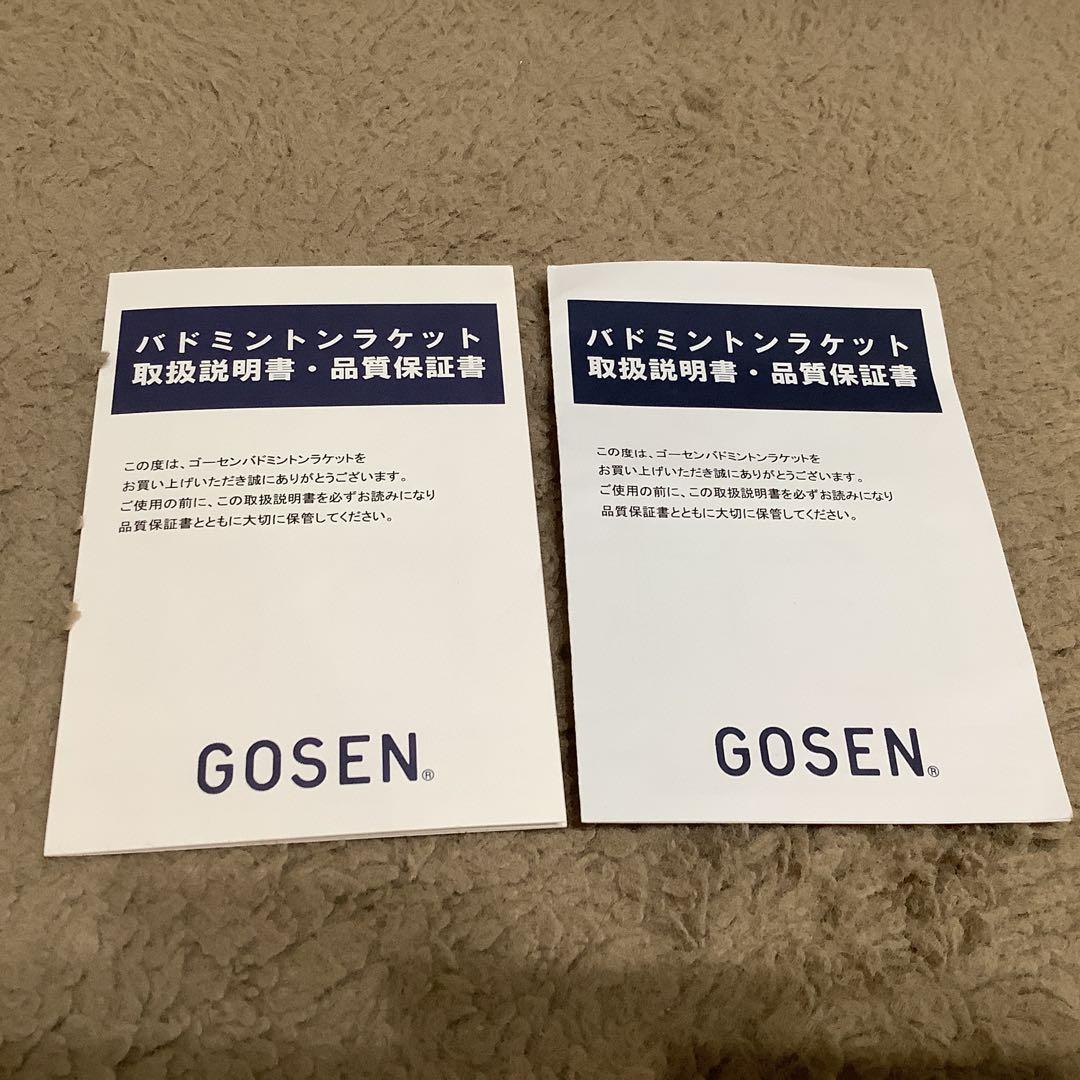 GOSEN ゴーセン COCYTUS ICE バドミントンラケット 2本セット