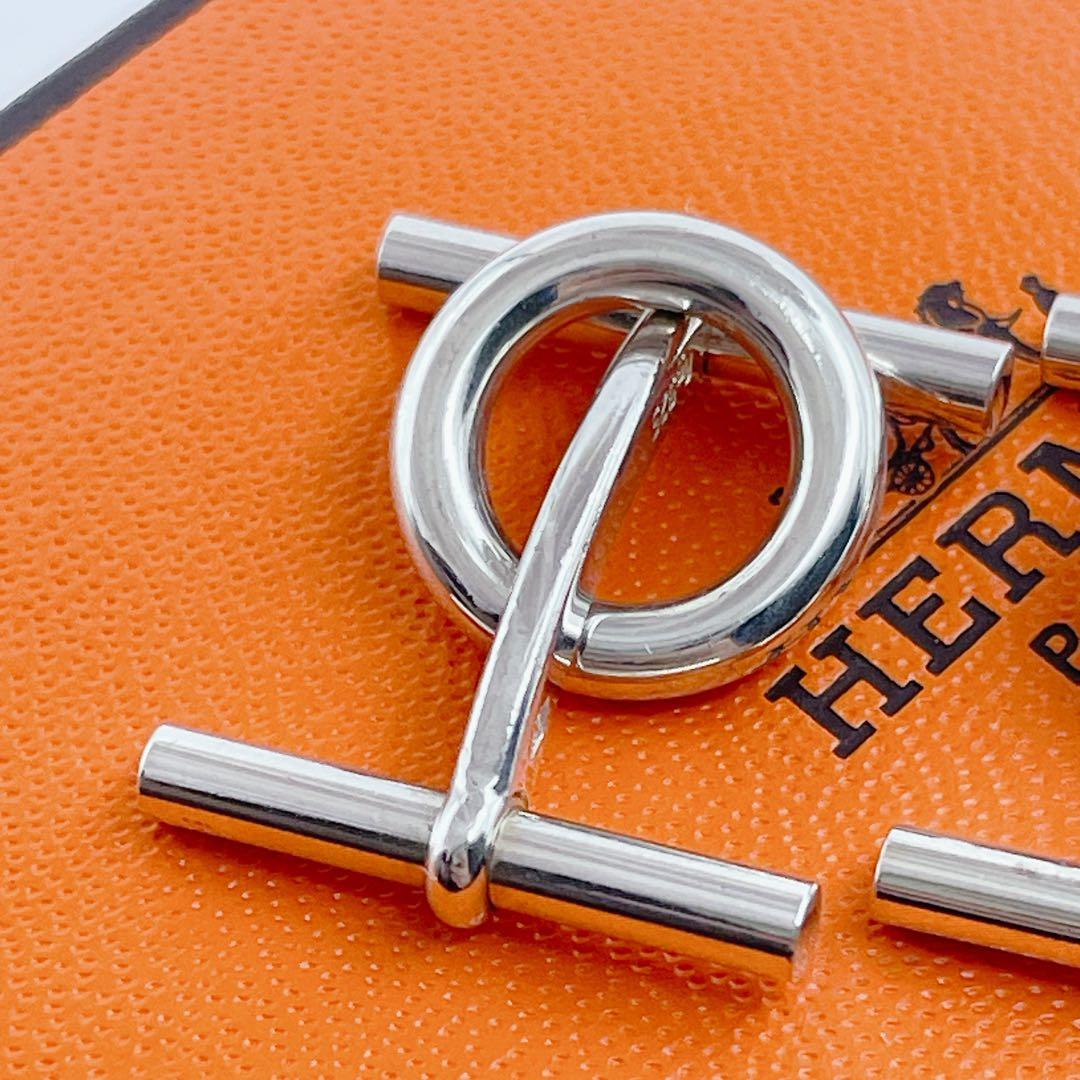 HERMES エルメス　カフス　シェーヌダンクル　シルバー925 H