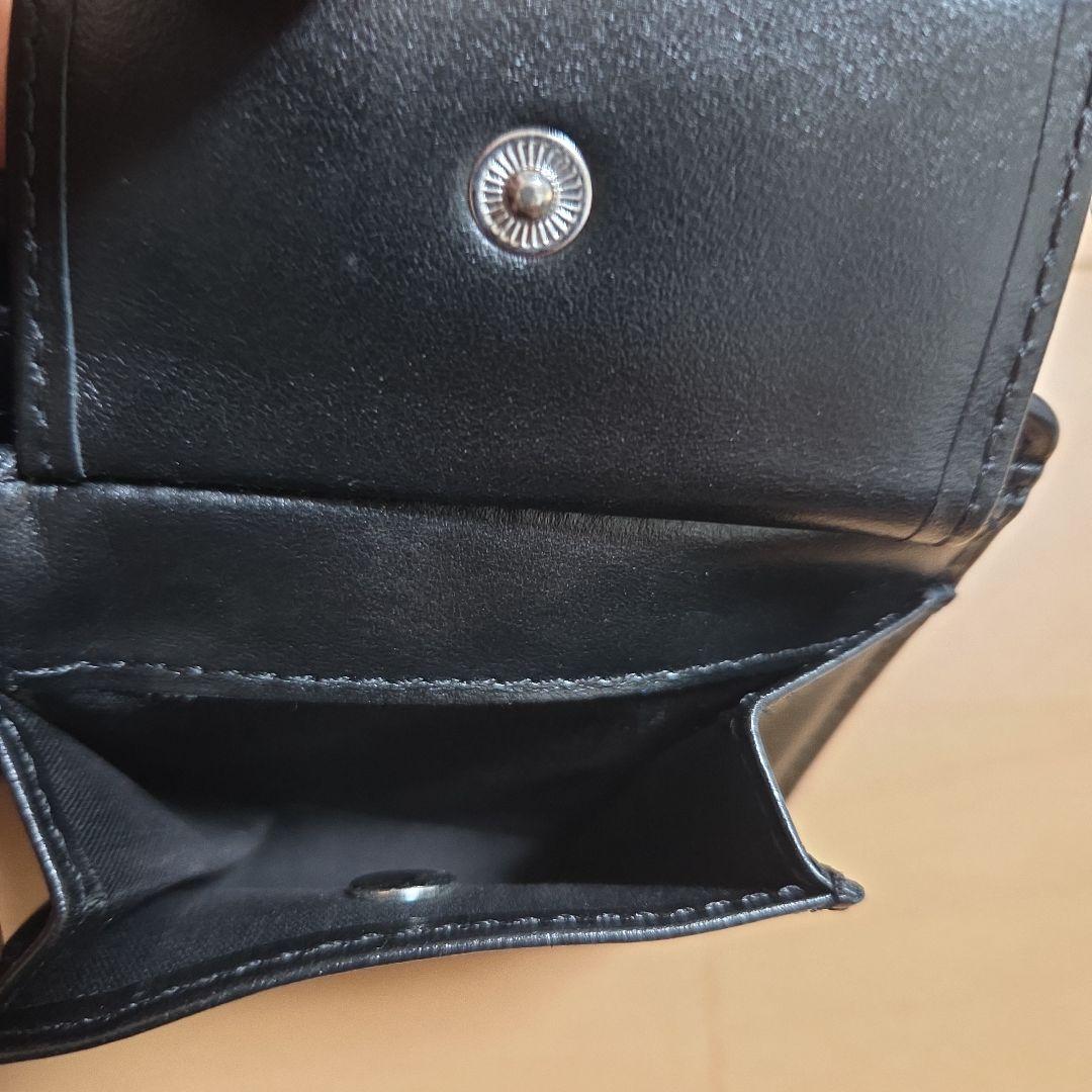 DIESEL エンボス加工 二つ折り財布 ブラック