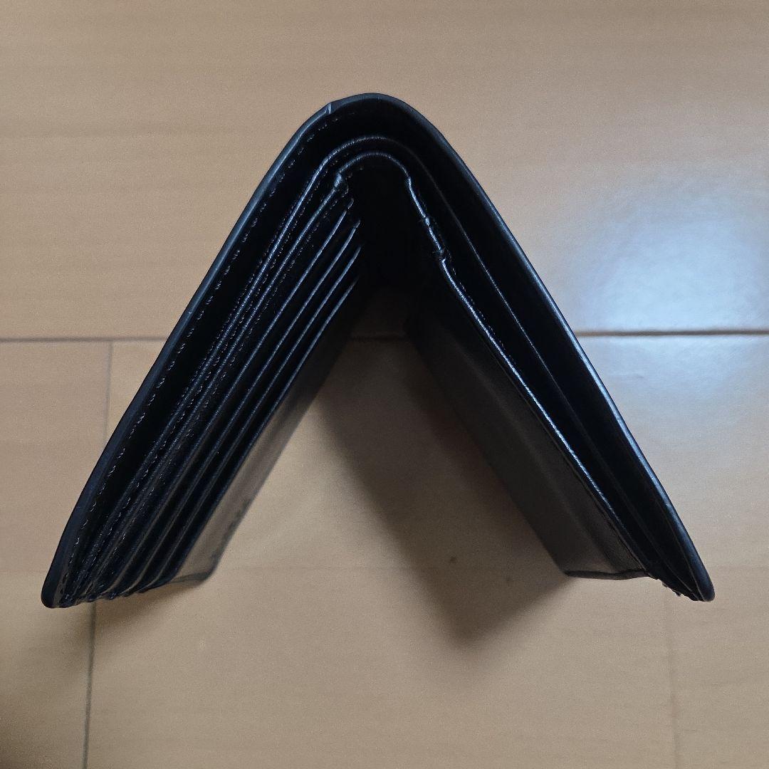 DIESEL エンボス加工 二つ折り財布 ブラック