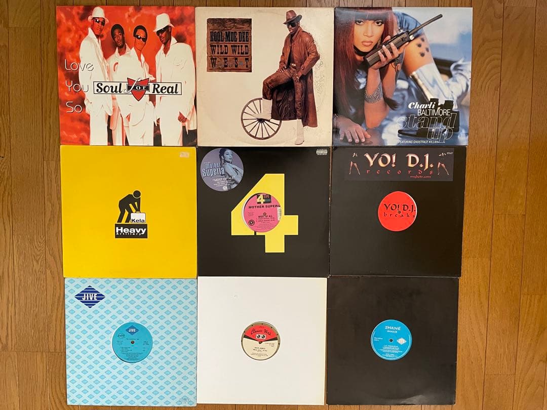 HIPHOP R&B 80s 90s レコード 116枚セット まとめ売り