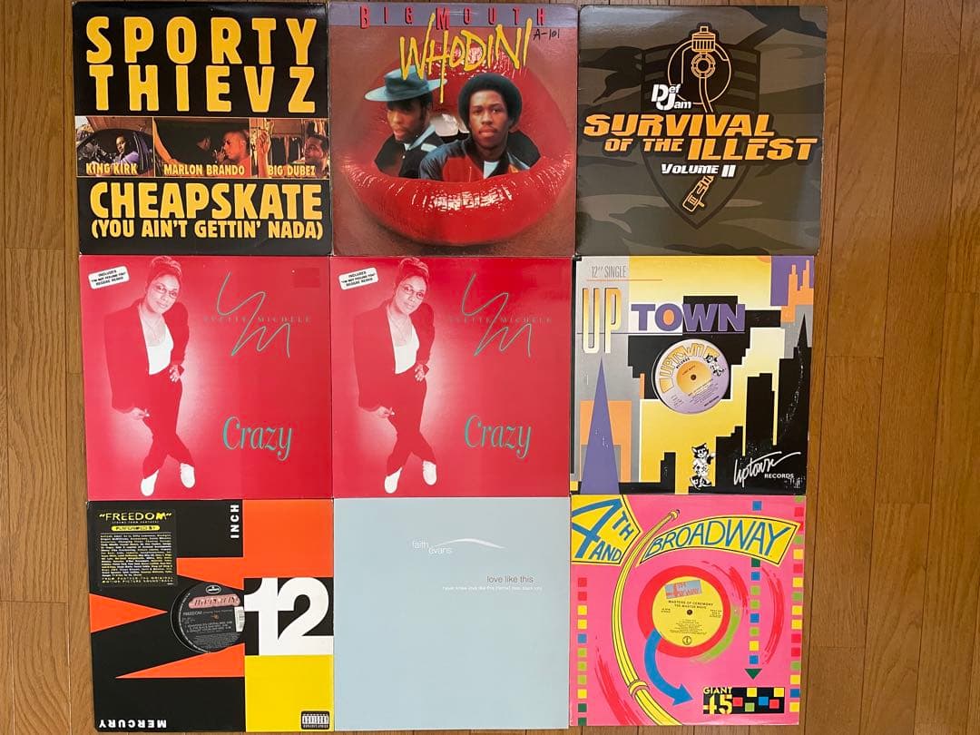 HIPHOP R&B 80s 90s レコード 116枚セット まとめ売り