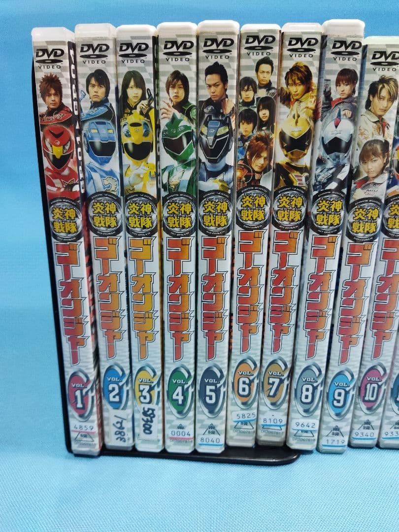 炎神戦隊　ゴーオンジャー DVD 全12巻+関連4本　合計16本セット