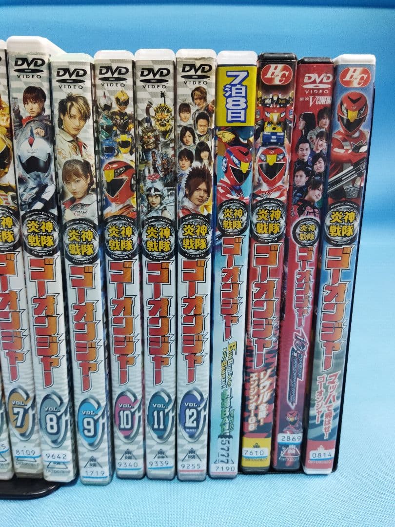 炎神戦隊　ゴーオンジャー DVD 全12巻+関連4本　合計16本セット