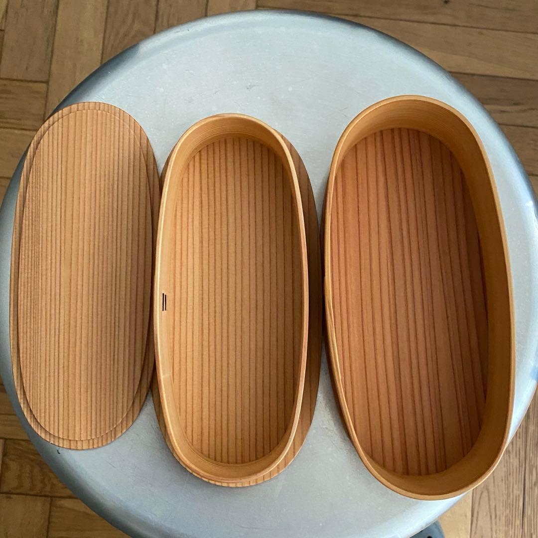 大館工芸社　曲げわっぱ　 やぐら2段 【新品未使用】