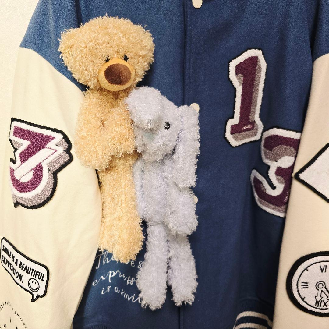 13 DE MARZO トレセデマルソ スタジャン SMILEY テディベア L