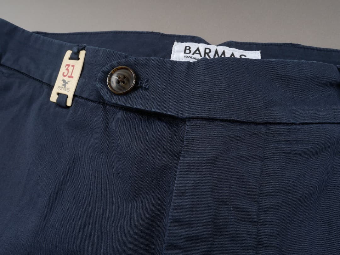 BARMAS◆Made in Italy◆31◆スリム ガーメントダイ パンツ