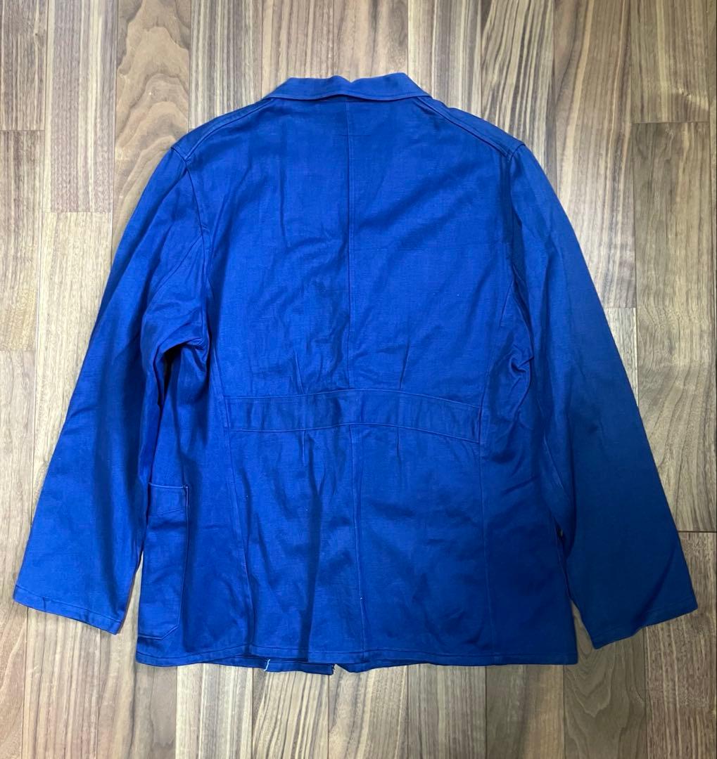 【フランス製】ブルーモールスキンジャケット