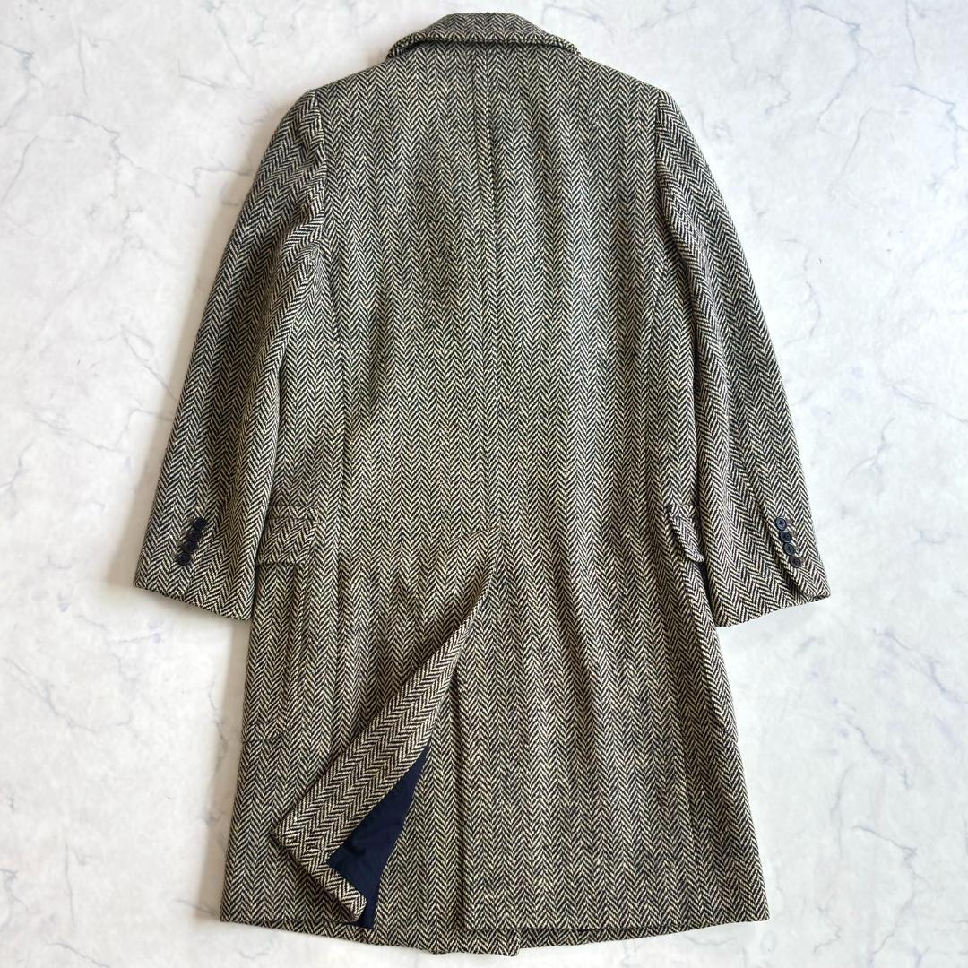 マーガレットハウエル ヘリンボーン チェスターコート ダブル グレー Ⅰ　sd5
