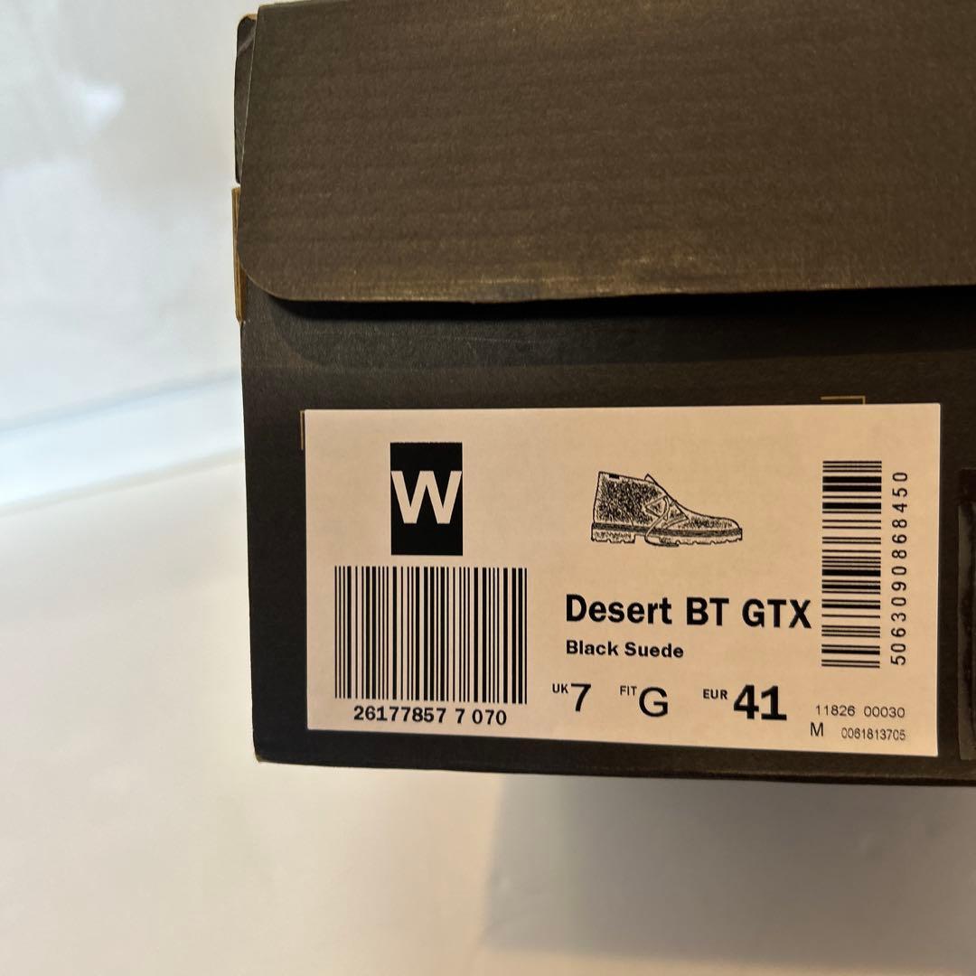 クラークス　デザートブーツ GORE-TEX ブラックスエード