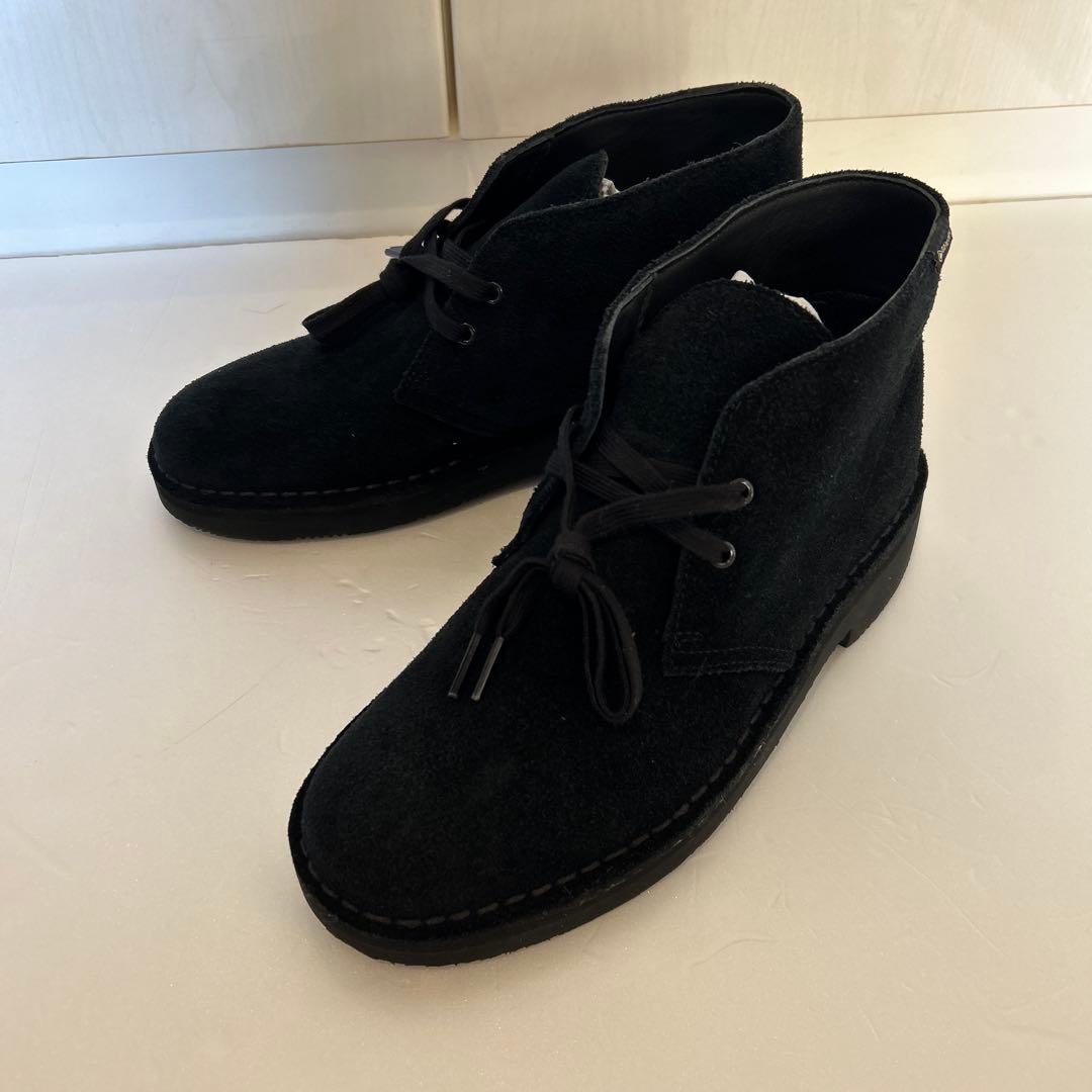 クラークス　デザートブーツ GORE-TEX ブラックスエード