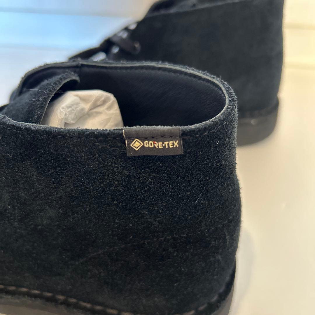 クラークス　デザートブーツ GORE-TEX ブラックスエード