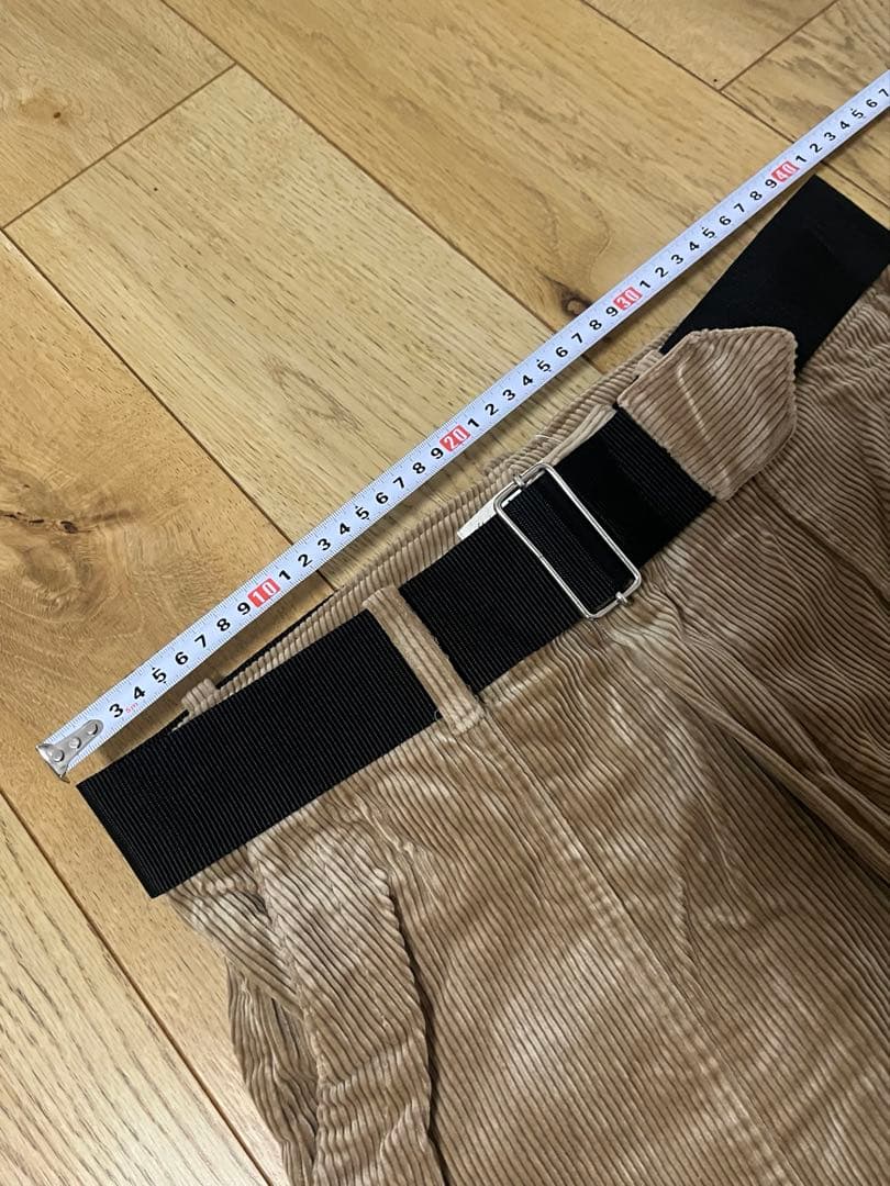 ▶︎SALE banal chic bizarreコーデュロイボンテージパンツ茶