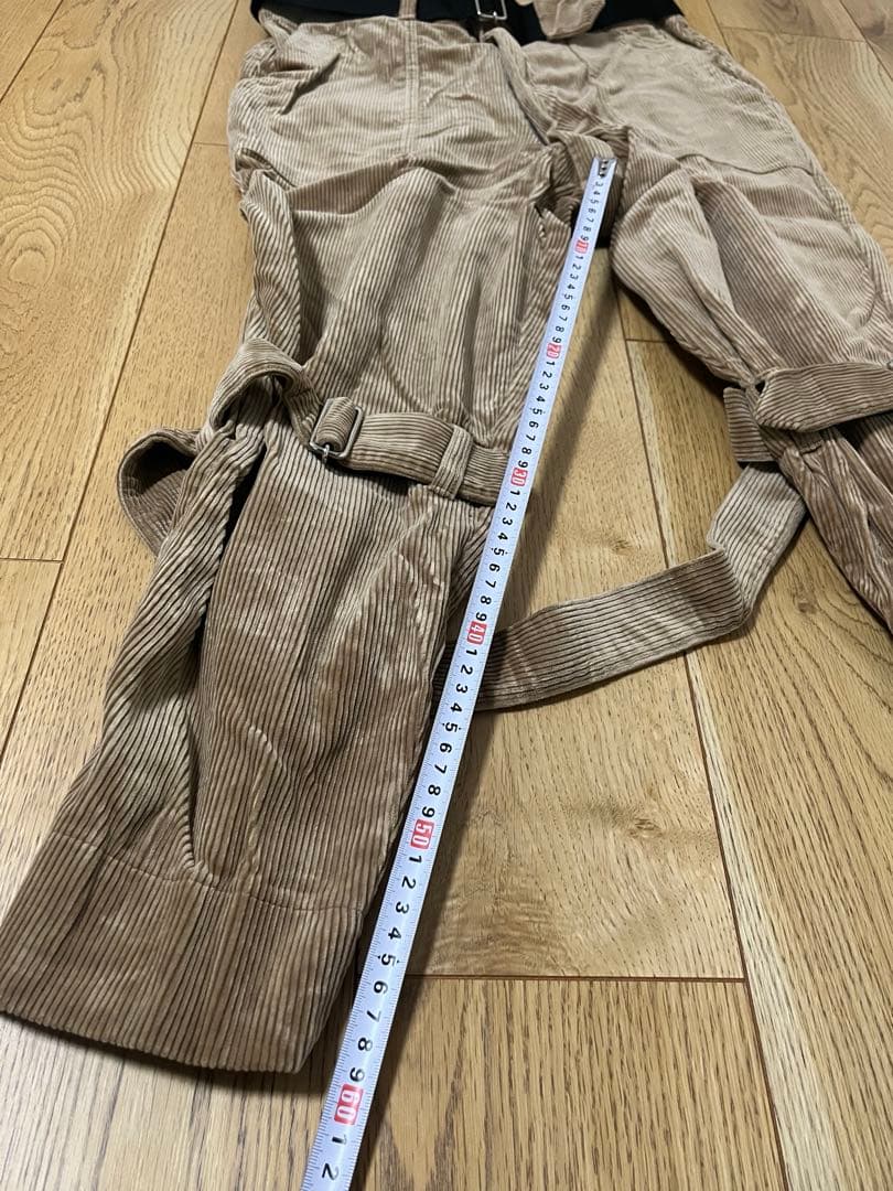 ▶︎SALE banal chic bizarreコーデュロイボンテージパンツ茶