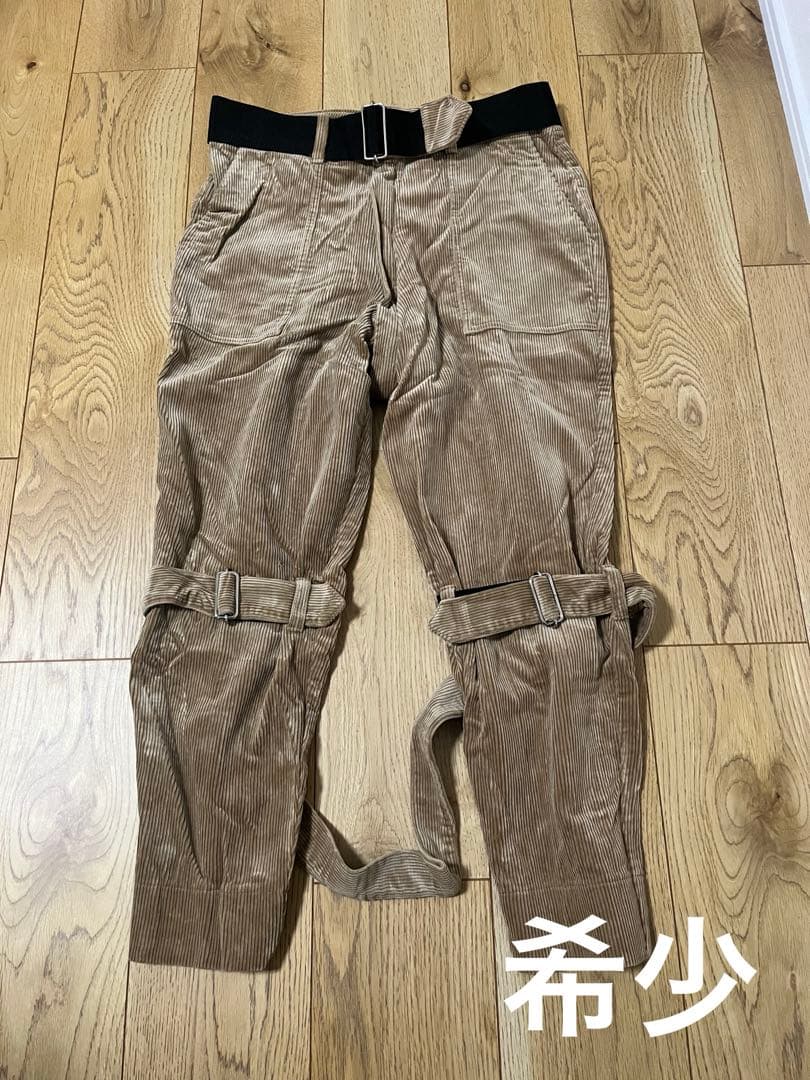▶︎SALE banal chic bizarreコーデュロイボンテージパンツ茶