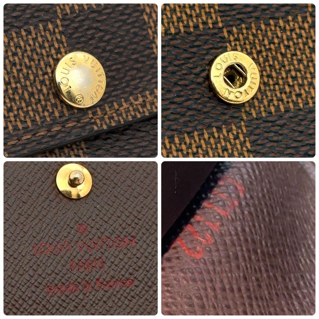【最高級美品】ルイヴィトン ダミエ エベヌ キーケース ミュルティクレ6 茶色