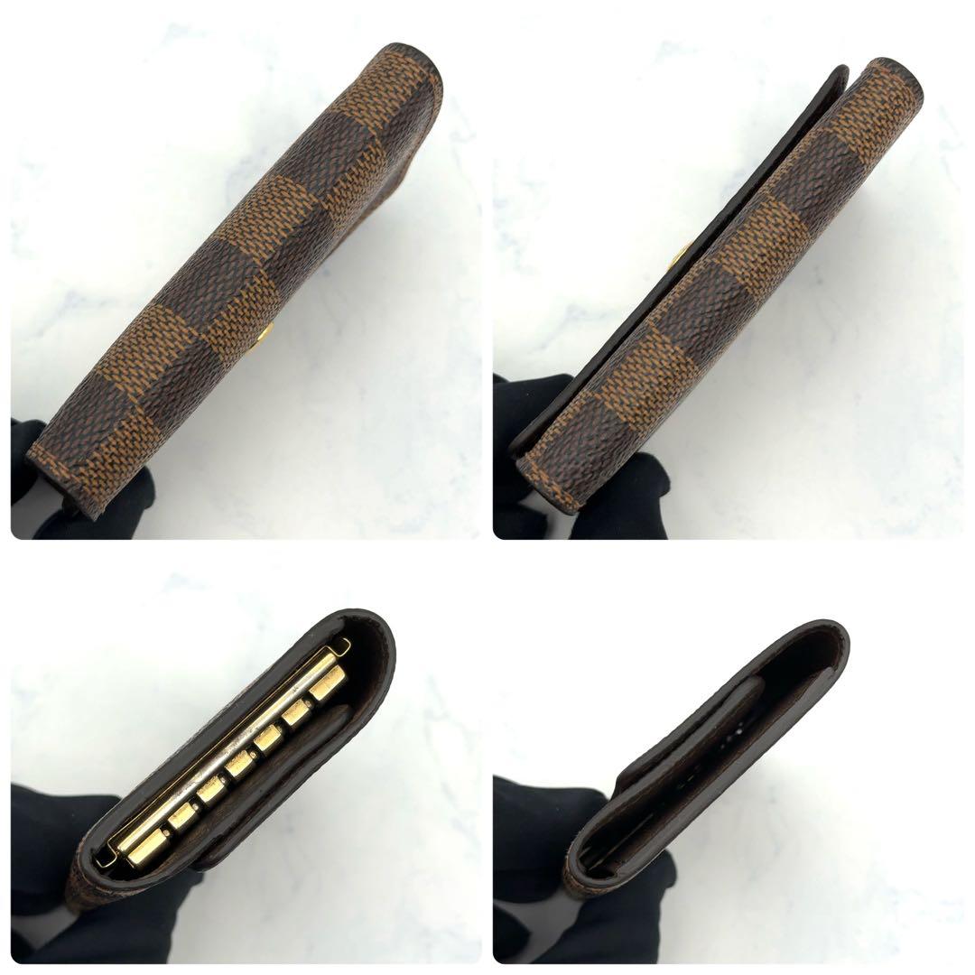 【最高級美品】ルイヴィトン ダミエ エベヌ キーケース ミュルティクレ6 茶色