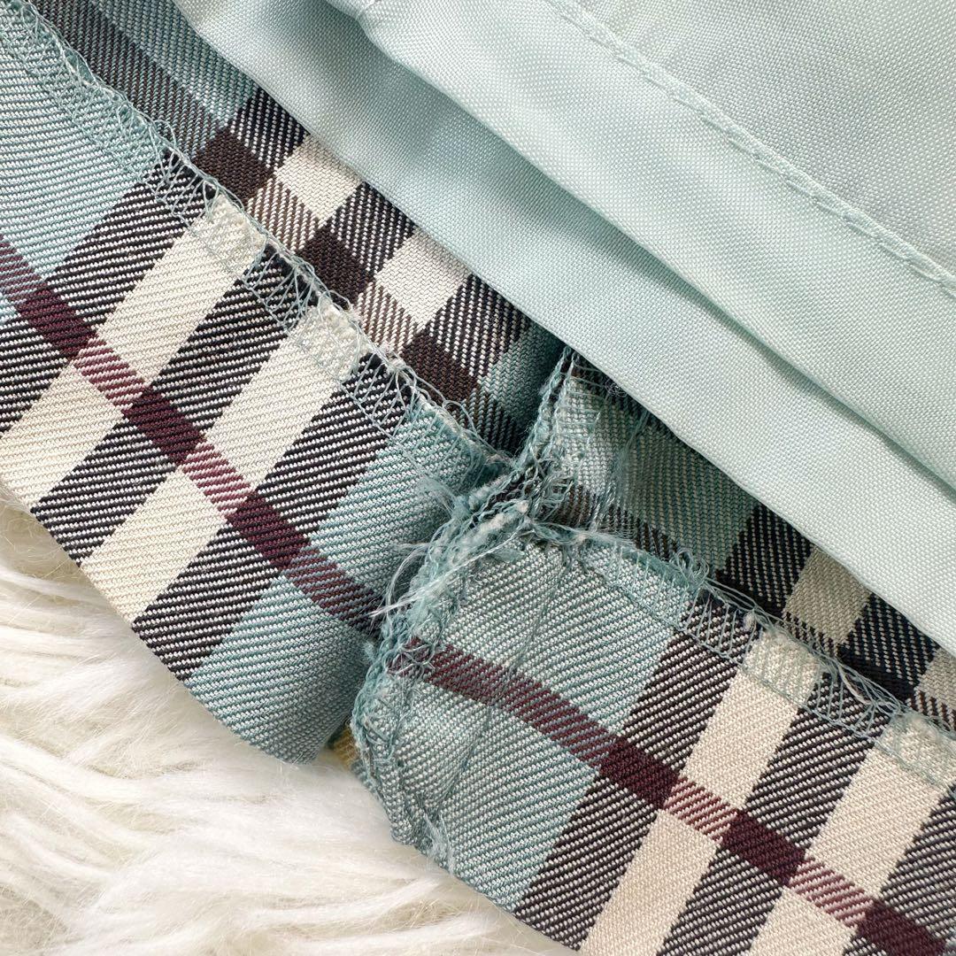 バーバリーブルーレーベル ノバチェック ミニ プリーツ スカート 希少カラー