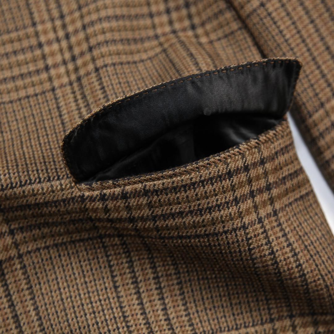 極美品 CELINE 21AW ジュード ジャケット / ウール チェック 40