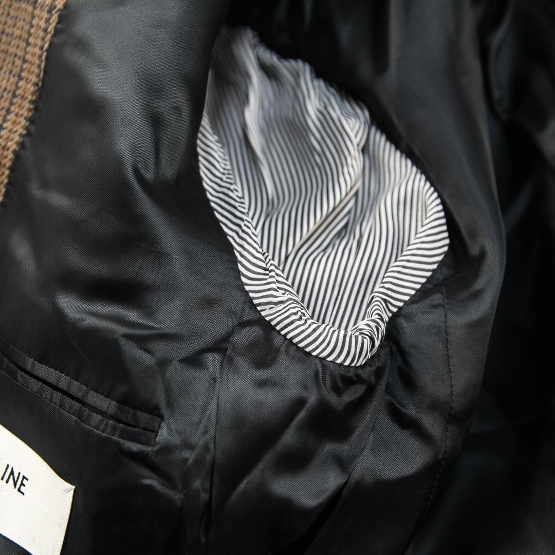 極美品 CELINE 21AW ジュード ジャケット / ウール チェック 40