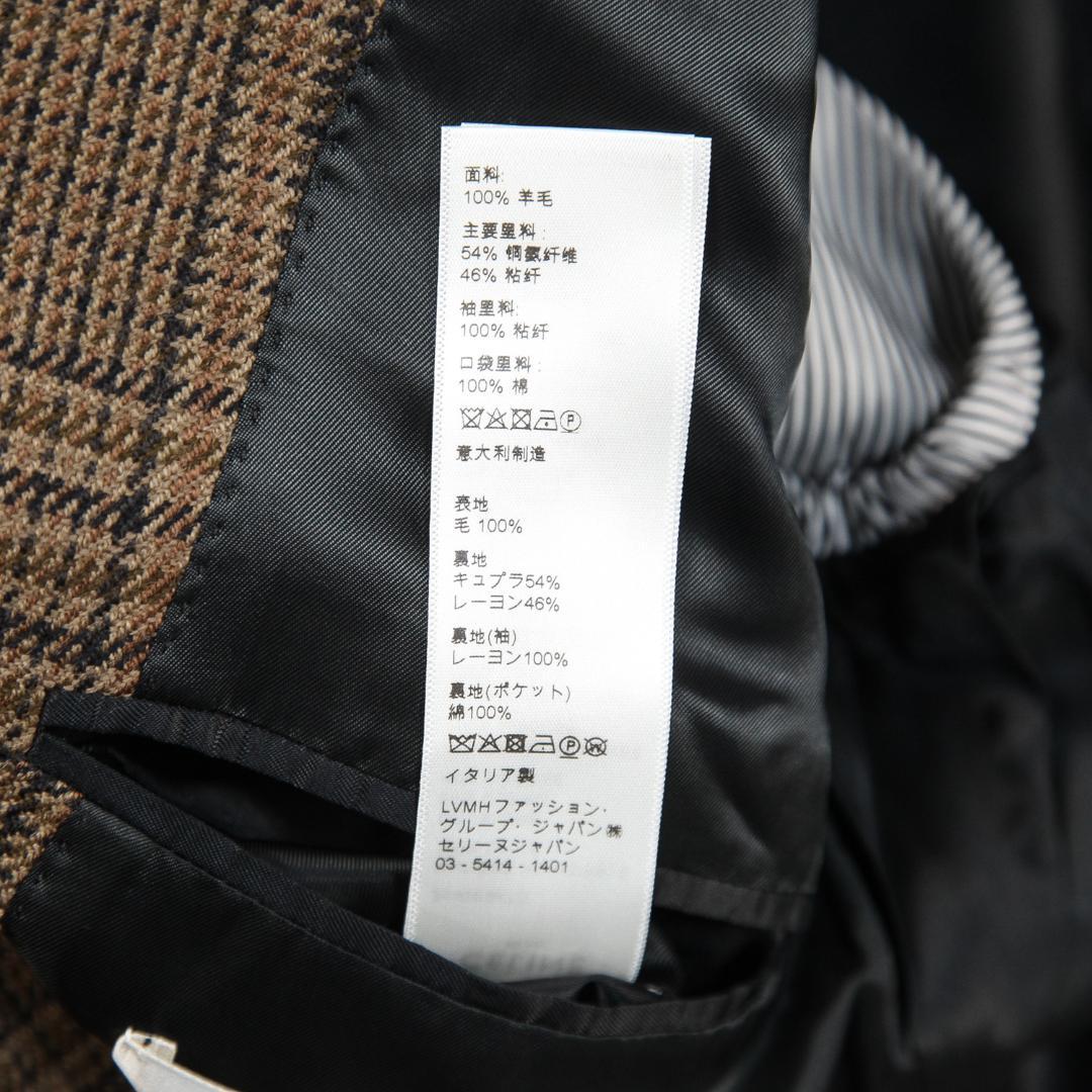 極美品 CELINE 21AW ジュード ジャケット / ウール チェック 40