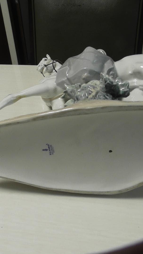 ヨシカネ　LLADRO　リヤドロ　【白い馬の少女】１４　リアドロ　L486