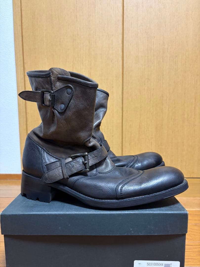 alfredoBANNISTER 42 27cmダークブラウン　エンジニアブーツ