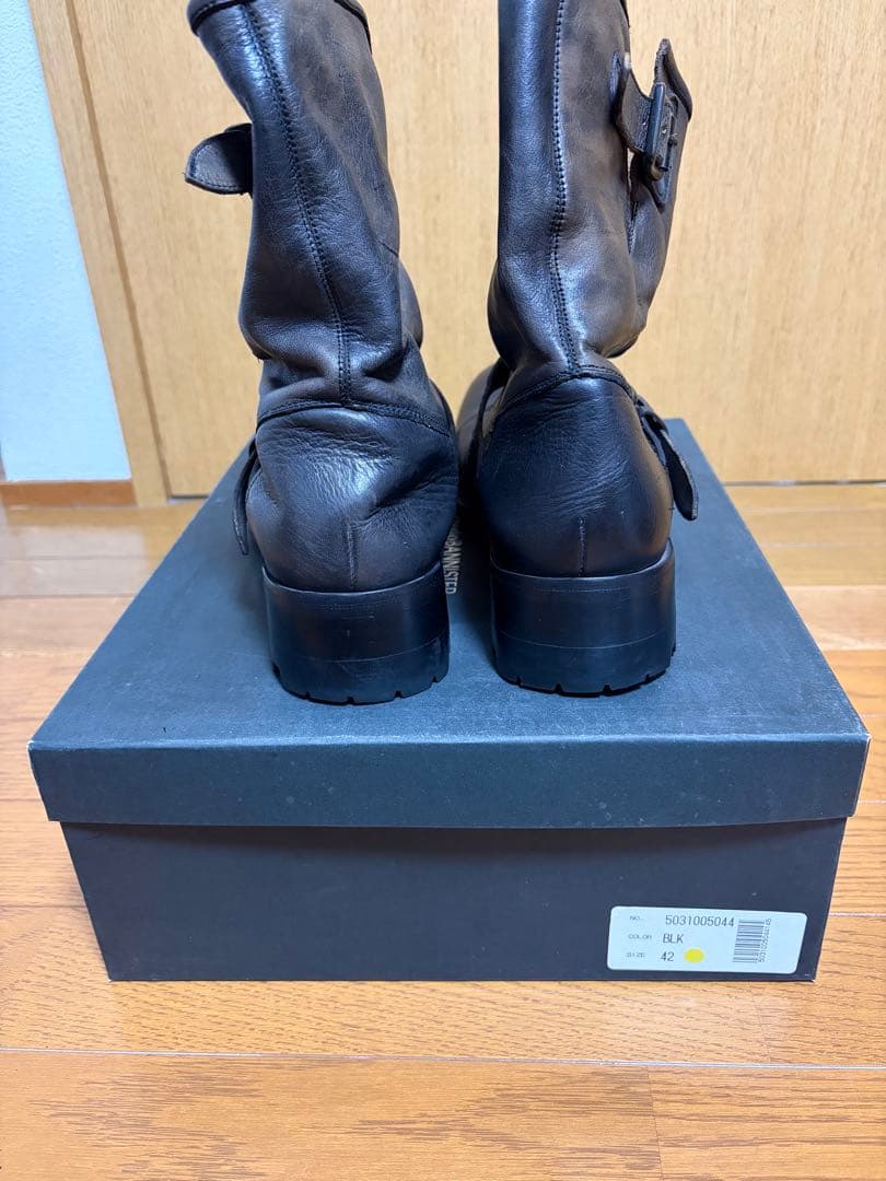 alfredoBANNISTER 42 27cmダークブラウン　エンジニアブーツ