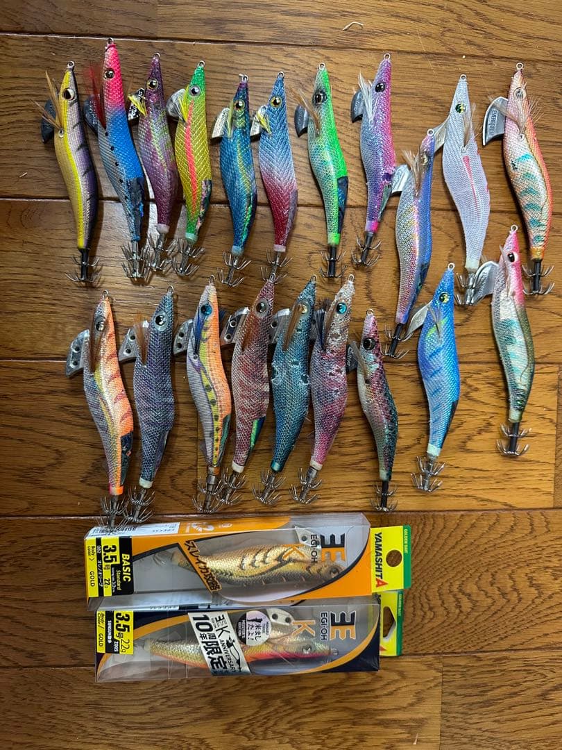 エギ22本❗️ 比較的綺麗なのが多いです！！