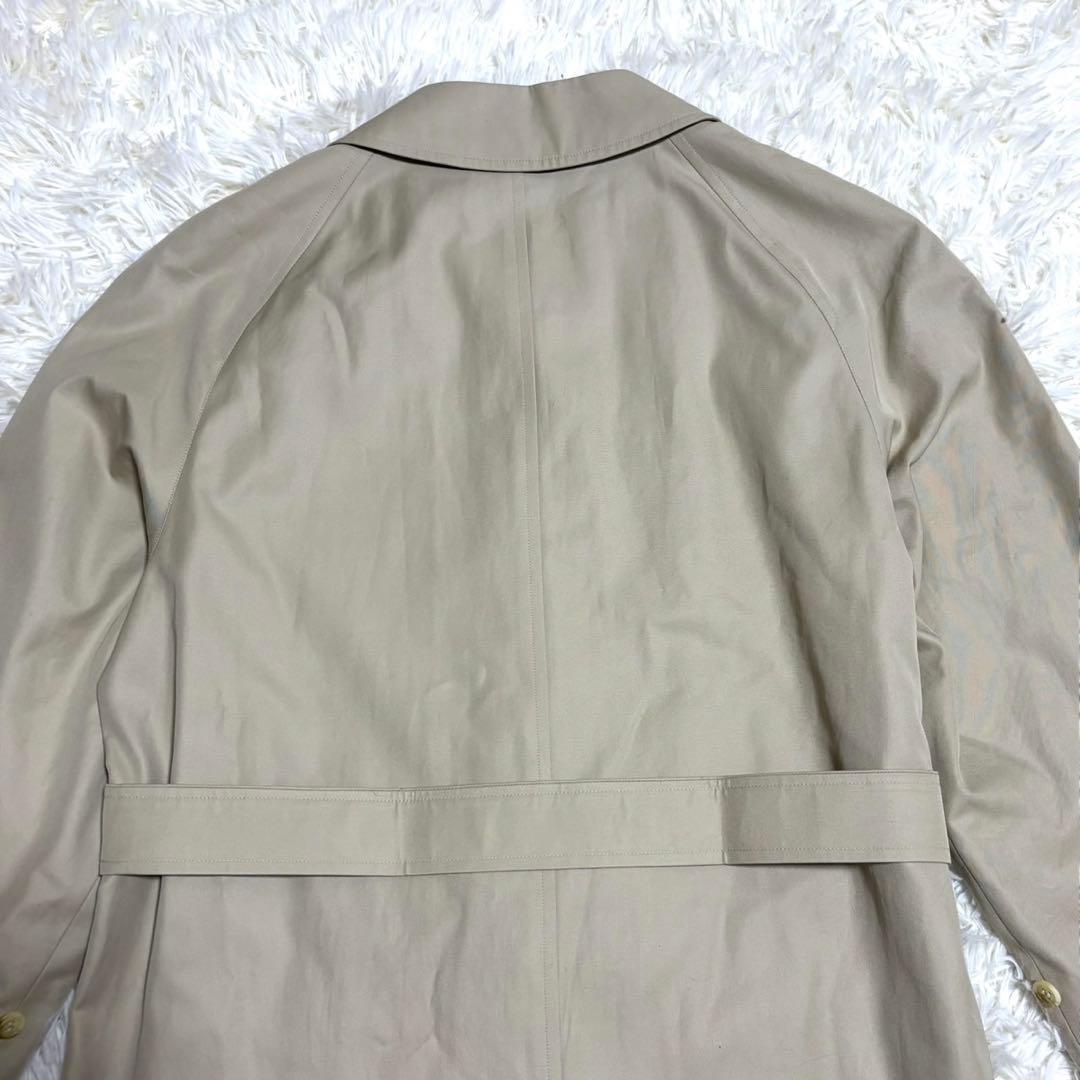 【極美品】バーバリー ステンカラーコート ベージュ ノバチェック マキシ丈