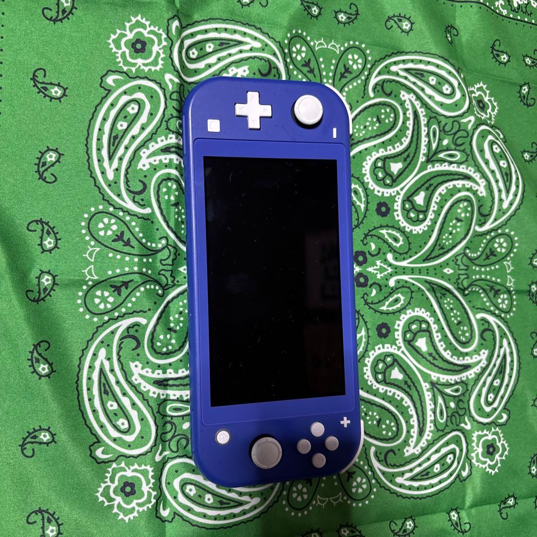 Nintendo Switch Lite 青色 本体 箱　専用ケース付き