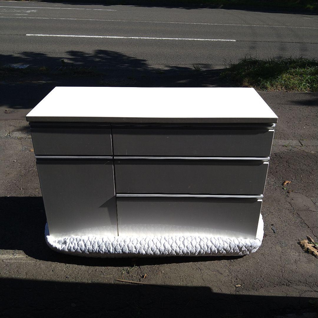 ホワイト 4段引き出し収納 ニトリ