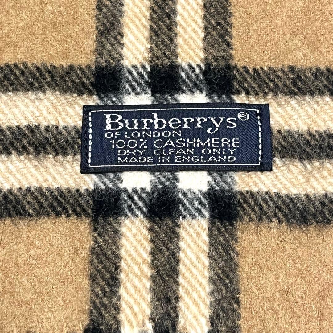 美品✨バーバリーBurberrysカシミヤ100%ノバチェックマフラー