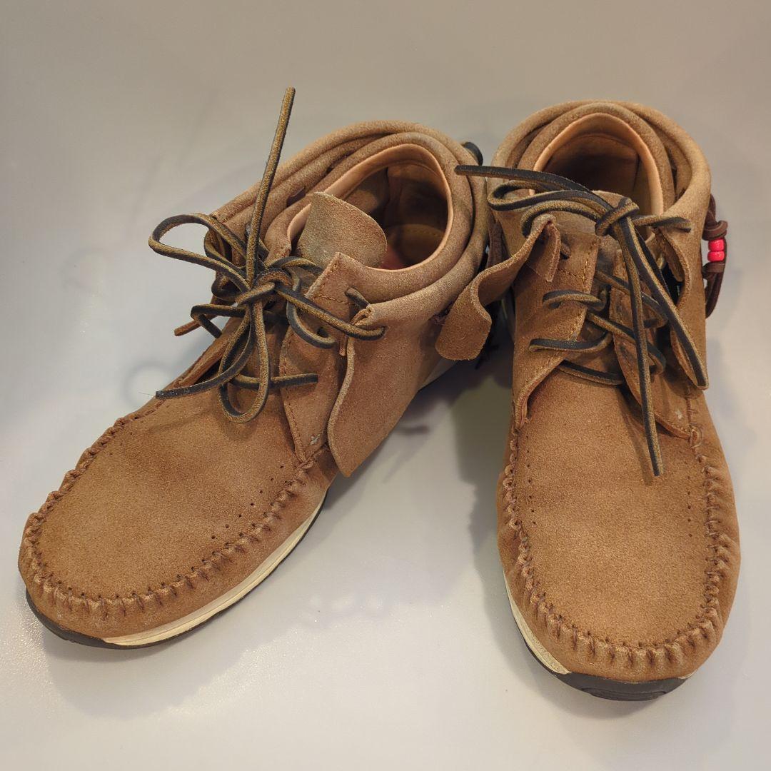 visvim ブラウン スエード モカシン靴 ブラウン US9