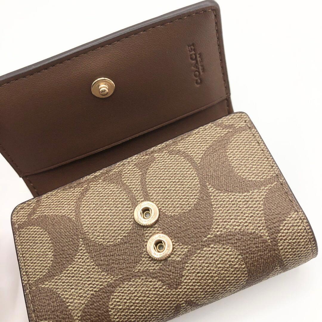 【COACH☆新品】男女兼用☆大人気☆カーキ☆ファイブ リング キー ケース☆