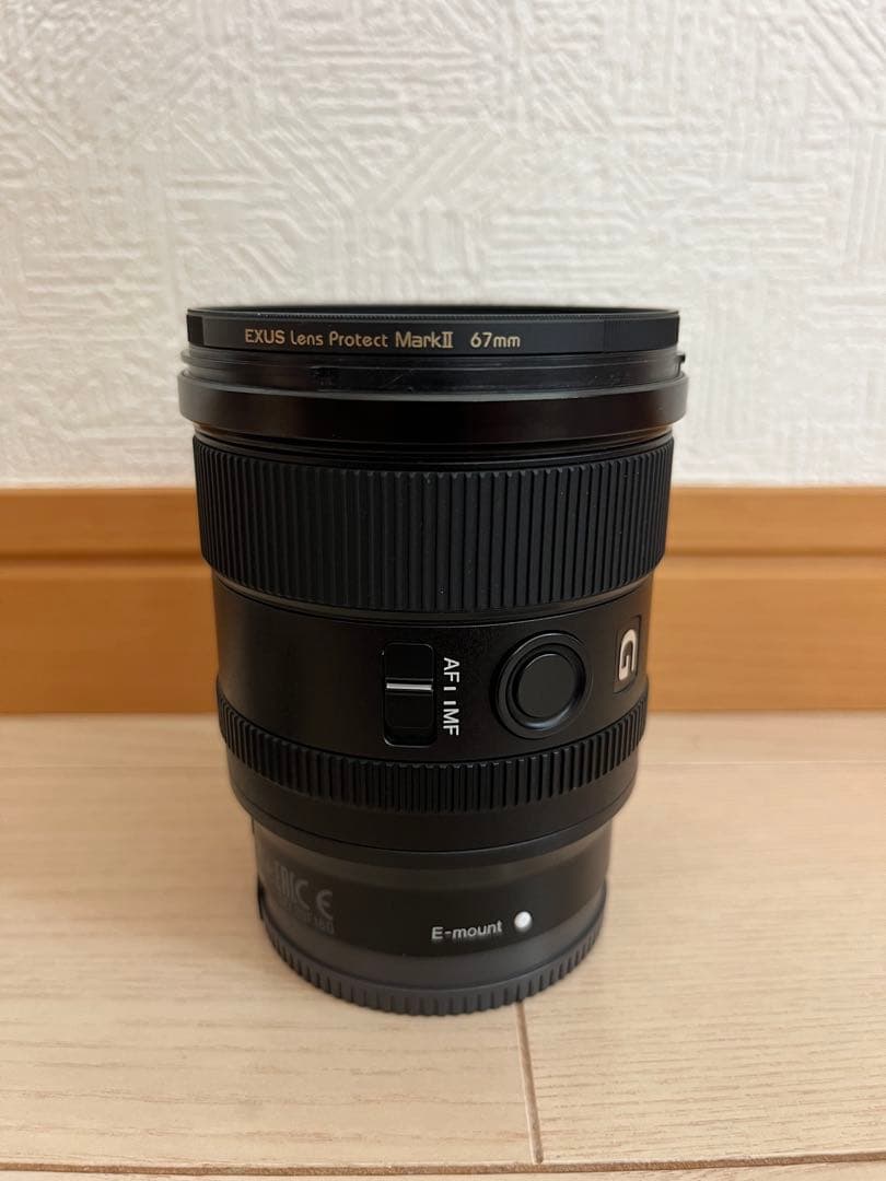 最終値下Sony FE 1.8/20 G Eマウント　保護フィルター付き　単焦点